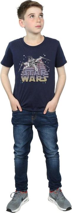 Actual product image Star Wars Boys X-Wing Starfighter T-Shirt (140, 146)