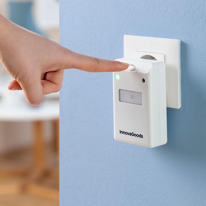 Produktbild InnovaGoods Ultraschall-Schädlingsvertreiber mit LED Licht Killekt Duo 2 Stück