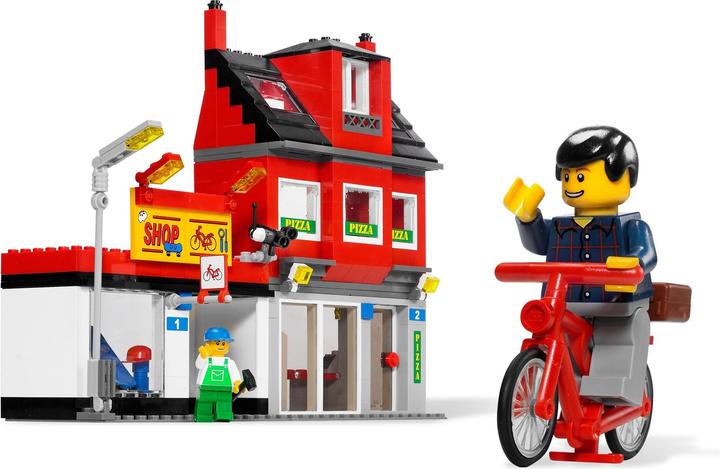 Actual product image LEGO Stadtviertel mit Bus (7641, LEGO City)