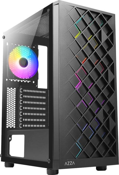 Azza Geh Midi ATX Spectra 280B verre trempé ARGB (ATX, Mini-ITX, mATX)