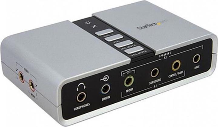 Actual product image StarTech 7.1 Channel USB Sound Card (USB 2.0)
