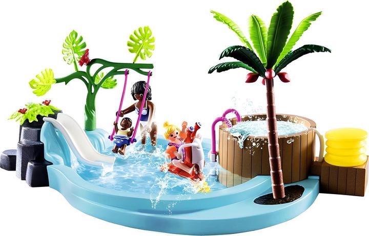 Actual product image Playmobil Children's pool with whirlpool (70611, Playmobil Family Fun)
