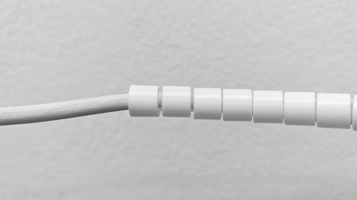 Produktbild Steffen SET FAST COVER Kabelschutzschlauch Typ 24mm weiss (Kabelschlauch, 200 cm)
