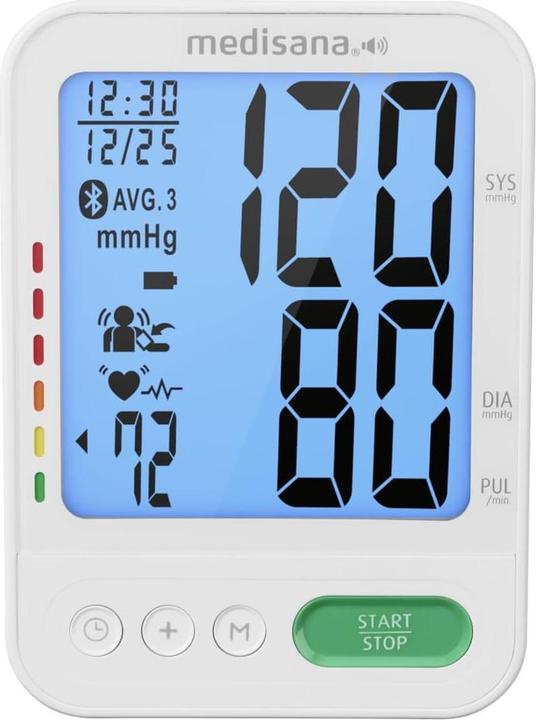 Actual product image Medisana BU 586 Voice Upper Arm Blood Pressure Monitor Large Cuff 23-43 cm (Blood pressure monitor upper arm)