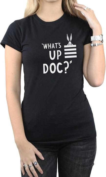 Produktbild Looney Tunes Bugs Bunny What's Up Doc Stripes TShirt (L)