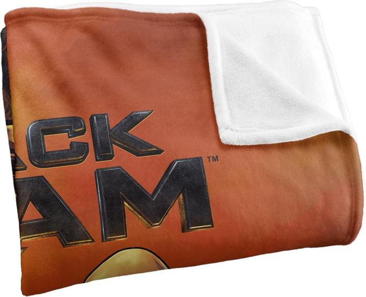 Actual product image Black Adam Pose Blanket (152 x 127 cm)