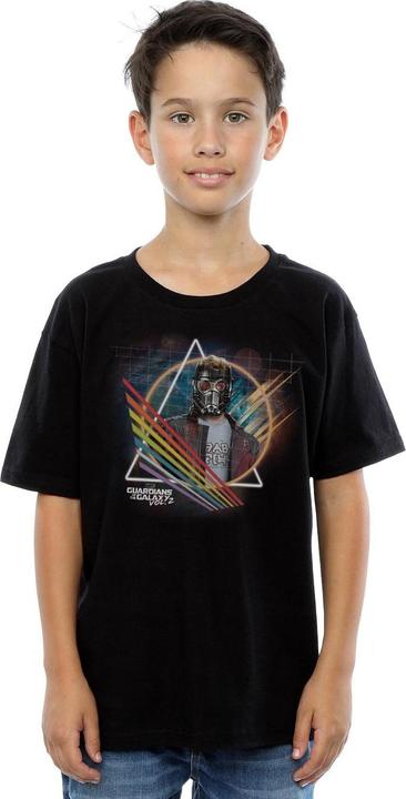 Image du produit - T-shirt GUARDIANS OF THE GALAXY NEON STAR LORD MASKED - Garçon (152, 158)