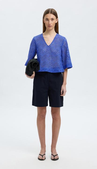 Produktbild Selected Femme Broderie Anglaise Crop Top (34)