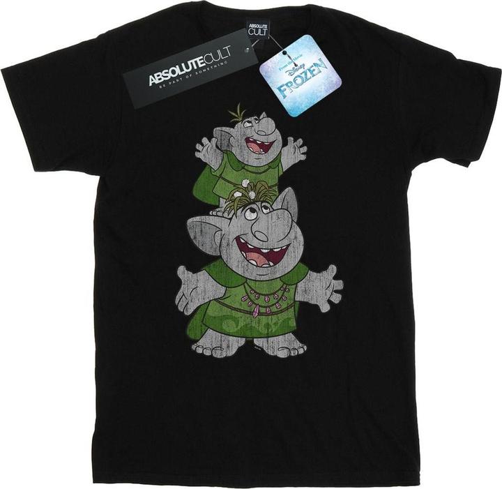 Image du produit Disney - T-shirt FROZEN HANDSTACKING TROLLS - Femme (XXL)