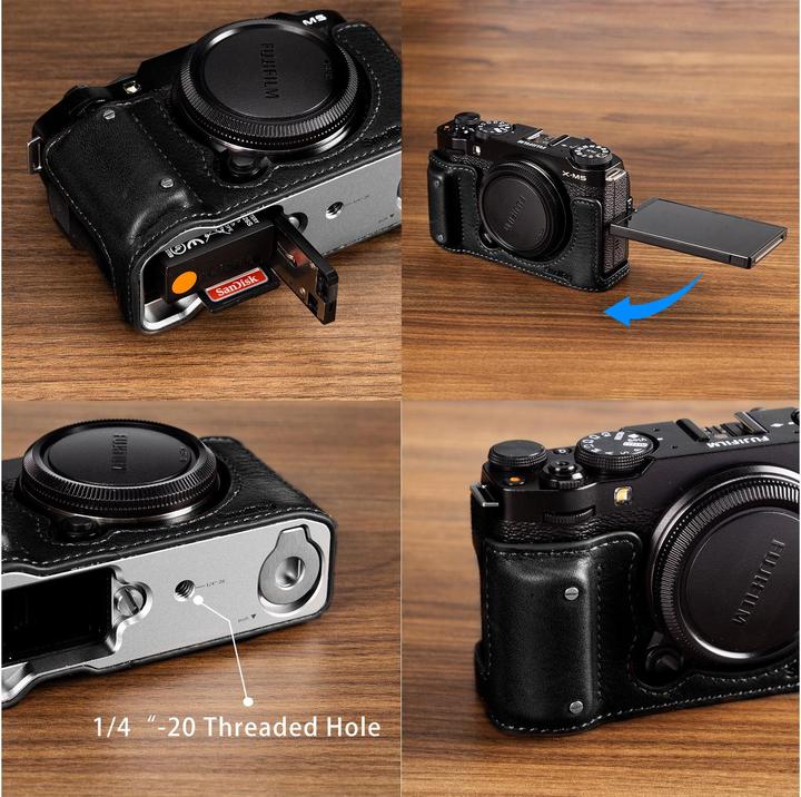 Actual product image SmallRig 4879 Camera Leather Half Case Kit (Kamera Bereitschaftstasche)