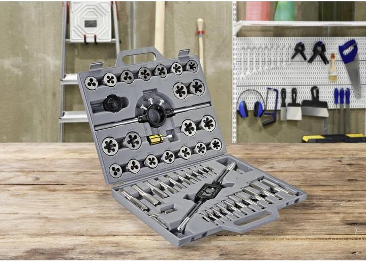 Image du produit Toolcraft Jeu de filières et tarauds de 45 pièces