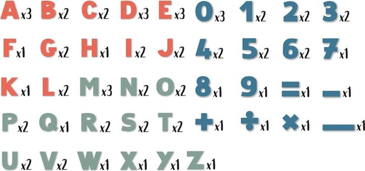 Productafbeelding Smoby 72 Magnetische Letters En Cijfers