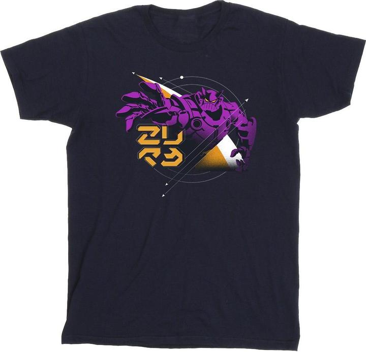 Actual product image Disney Mens Lightyear Zurg Space Circle T-Shirt (M)
