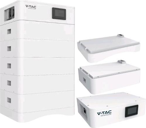 V-TAC OHS25K100 Batteriesatz 25 kWh Hochspannung Stapelbare Speicherbatterien Integriertes BMS 25