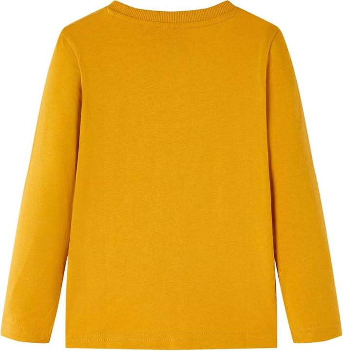 Image du produit VidaXL T-shirt manches longues enfant Ocre 92,Composition : 100 % coton,Couleur (92)