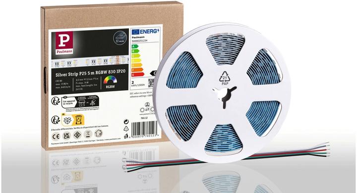 Actual product image Paulmann PAUL LED strip light (RGBW, 500 cm, Indoor)