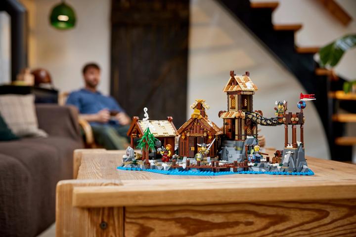 Actual product image LEGO Ideas Viking Village (21343, LEGO Ideas, LEGO Rare Sets)