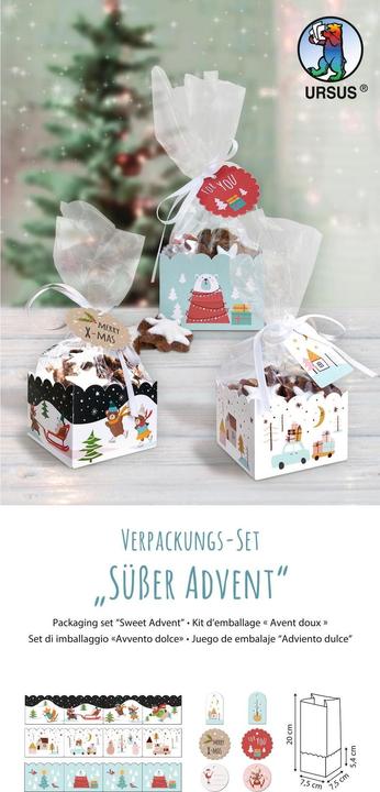 Produktbild Ursus Verpackungs-Set "Süsser Advent" (Geschenkbox, 20 x)