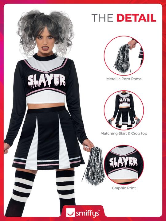 Actual product image Smiffys Gothic Cheerleader (36, 37, 38)