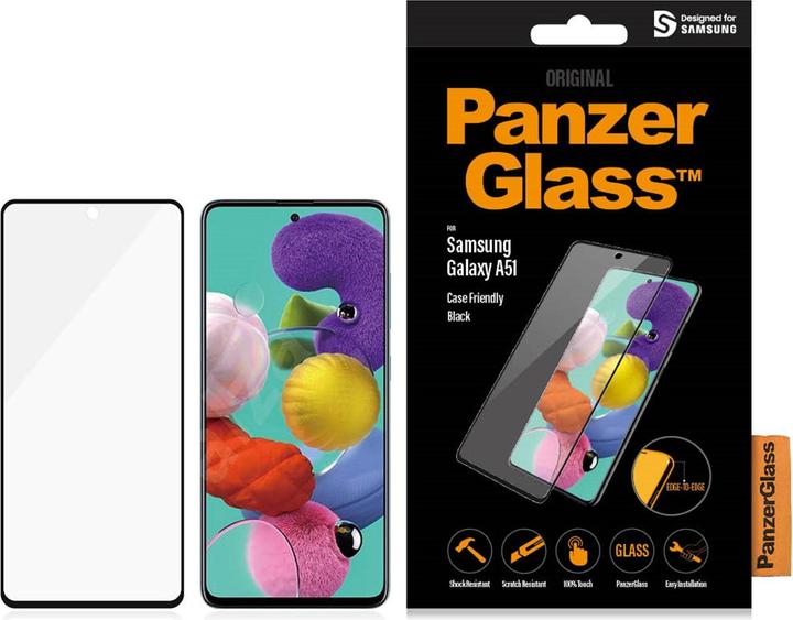 PanzerGlass edge to edge (1 Piece, Samsung Galaxy A51)