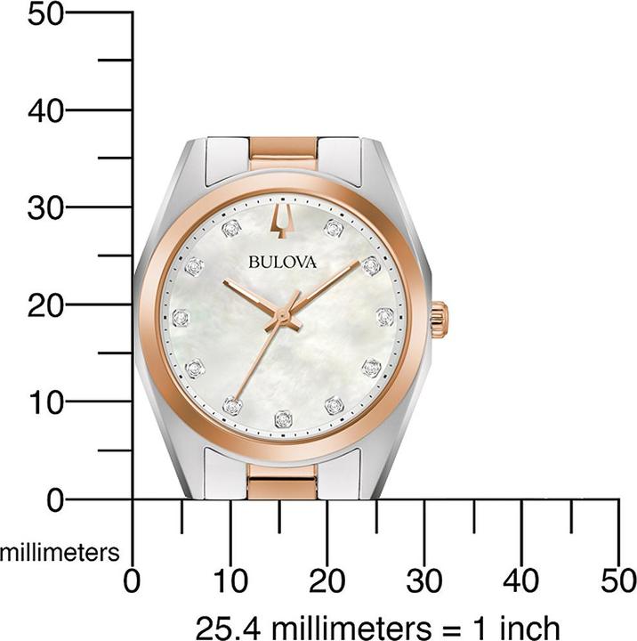 Image du produit Bulova 98P207 Surveyor Diamant 31mm 3ATM (Montre analogique, 31 mm)