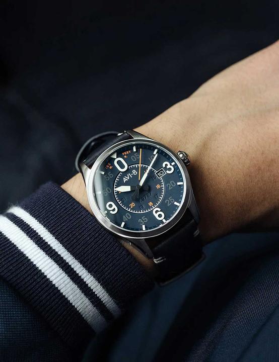 Image du produit AVI-8 AV-4090-02 Spitfire automatique 42mm 5ATM (Montre analogique, 42 mm)