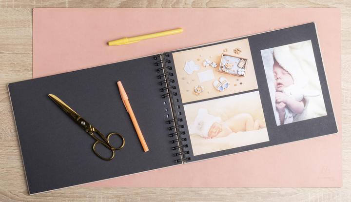 Immagine prodotto Exacompta Album fotografico a spirale 50 pagine colorate Instants - Rose (32 x 22 cm)