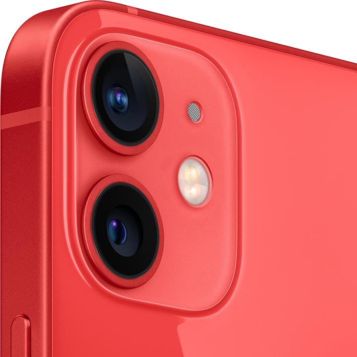 Image du produit Apple iPhone 12 mini (64 Go, (PRODUCT)​RED, 5.40", SIM + eSIM, 12 Mpx, 5G)