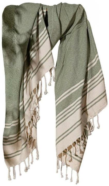 Image du produit Foutastic Strandtuch New Diamond Dark Green, Schnelltrocknend: Ja (90 x 170 cm)