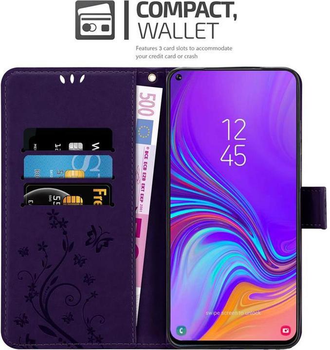 Productafbeelding Cadorabo Bloemen Boekomslag (Samsung Galaxy A8)