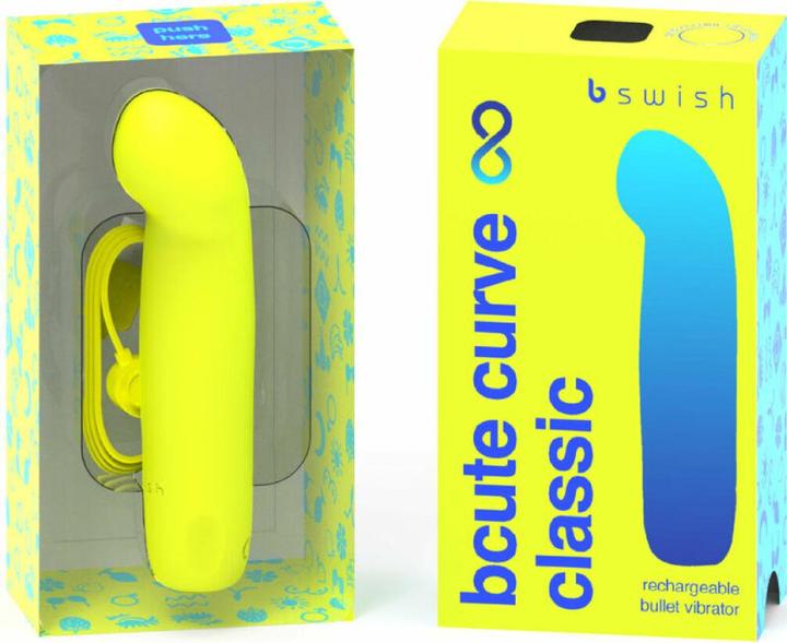 Productafbeelding Bswish B Swish - Bcute Curve Infinite Classic Vibrador Hersluitbare Silicona Amarillo