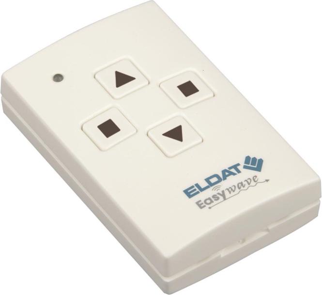 Actual product image Eldat RT30E5001-01-02K Hand-held transmitter Easywave 868 MHz 1-channel open/stop/close white glossy