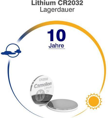 Produktbild Camelion CR2032 Lithium 3V (1 Stk., CR2032, 220 mAh)
