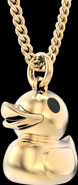 Produktbild MTM Duck Necklace (Messing, 18k Gold)
