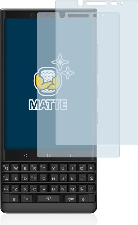 Productafbeelding BROTECT Antireflecterende schermbeschermer mat (2 Stuk, Blackberry KEY2)