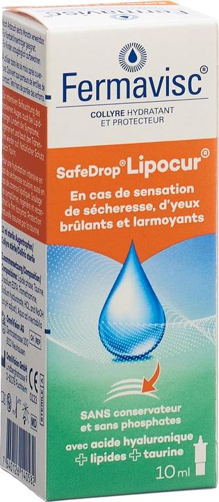 Produktbild OmniVision FERMAVISC SafeDrop Lipocur Gtt Opht Fl 10 ml (10 ml, Fermavisc SafeDrop Lipocur Gtt Opht Fl 10 ml)