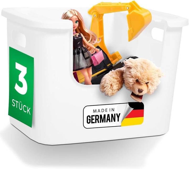 Produktbild Novaliv 3x Aufbewahrungsbox Bad Organizer Kleiderschrank Schubladen Ordnungssystem Weiss Wohnmobil Sc