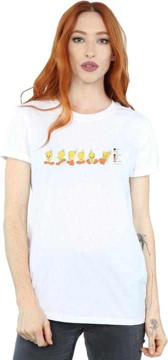 Immagine prodotto Looney Tunes Tweety Pie Colour Code Maglietta Ampia Donna (M)