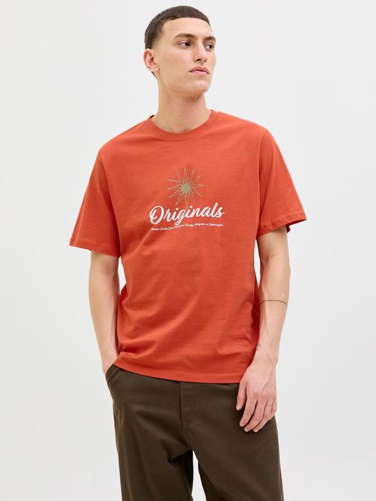 Actual product image Jack & Jones Gedruckt Rundhalsausschnitt T-shirt T-shirt (XL)