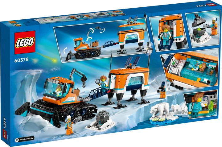 Produktbild LEGO City Arktis-Schneepflug mit mobilem Labor (60378, LEGO City)