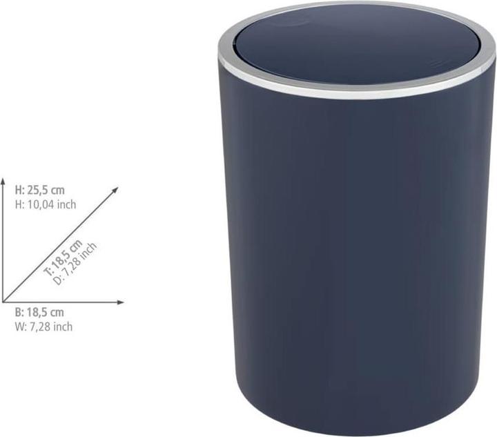 Image du produit Wenko Inca seau à cosmétiques 5,0 l bleu (5 l)