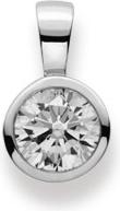 Image du produit Natsumi Schmuck Pendentif or blanc 18K/750 zirconium (Or blanc 750/18 K)