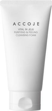 Produktbild Accoje Vital in Jeju Reinigender & peelender Reinigungsschaum 150ml (Schaum, 150 ml)