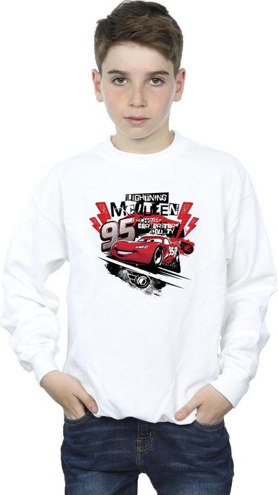 Immagine prodotto Disney Cars Lightning McQueen Collage Felpa Ragazzi (140, 146)