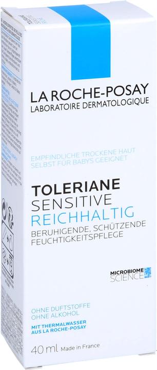 Actual product image La Roche Posay Toleriane Sensitive Reichhaltig (40 ml, 24h cream, Up to SPF 10)