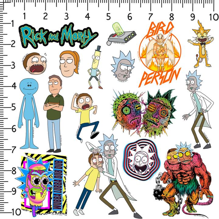 Image du produit Rick And Morty - Autocollants DELUXE