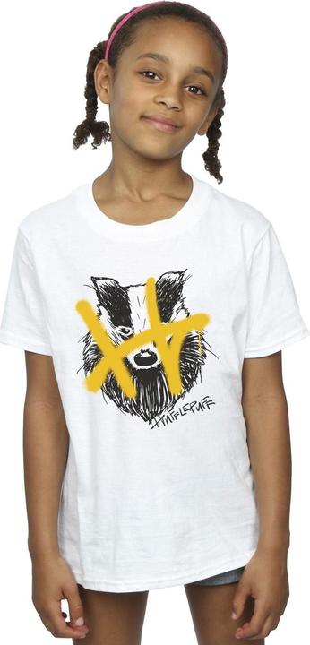 Immagine prodotto Hufflepuff Pop Spray Maglietta Ragazze (104)