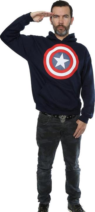 Produktbild Captain America Shield Kapuzenpullover (XL)