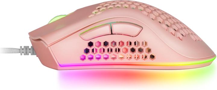Actual product image Mars Gaming Souris Filaire Gamer Mmex RGB (Rose) (Cable)