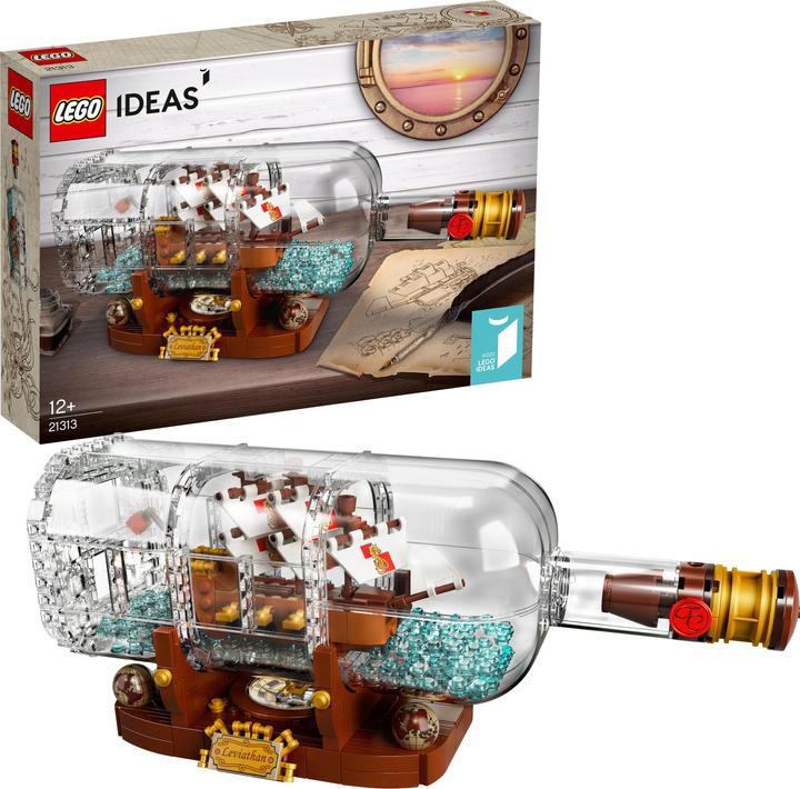 Immagine prodotto LEGO La nave delle idee in bottiglia (21313, Set LEGO rari, LEGO Ideas)